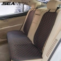 Leather Car Seat Covers Set Four Seasons Front Rear Seat Protector Car Seat Cushion Pad Mat Auto Interior Accessories Universal