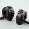 2Pcs 7/8""22mm Motorcycle Motorbike ATV Handlebar Left & Right Side Control Switch High/Low Beam Light Turn Signal