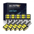 Auxito 10pcs Auto T10 Led Lights 2835 Smd W5w Led Bulb Canbus No Error Car Interior Lighting Automotive Dome Lamp 6000k White -