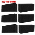 2 / 4 / 6 Pcs Single Anti-slosh Fuel Cell Foam 14x4x6" Inch For Gas Gasoline E85 Alcohol Safety Black 350*150*100mm - Engin