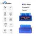 Bluetooth Elm327 For Iphone Android Obd2 Scanner Phone Diagnosis Scan Tool Code Reader V1.5 V2.1 Elm 327 Faslink Free Software -