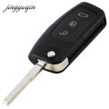 Jingyuqin 3 Button Modified Flip Folding Remote Control Car Key Shell Case For Ford Focus 2 3 Mondeo Fiesta Key Fob Case - Car K