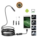 5.5mm Mobile Endoscope 10m Usb Drain Flexible Snake Inspection Camera 480P Sewer Car Video Borescope Smartphone Piping Endoscopy