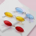 New Retro Design Small Frame Oval Sunglasses Vintage Shades Sun Glasses For Men Women Eyeglasses - Glasses - Ebikpro.com