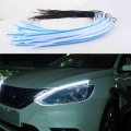 2pcs Led Car Daytime Running Light Flexible Waterproof DRL LED Auto Headlight Strip Tube Lamp Turn Signal Decorative Lights 12v|