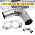 24mm Elbow Pipe Air Diesel Parking Heater Exhaust Pipe Connector W/Clamps For Eberspacher For Webasto Boat Heater| | - Officem