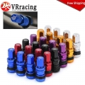 4pcs / Set Universal Motorcycle Car Wheel Tubeless Tire Valve Air Caps For Tire Valve Stem Aluminum Metal Air Valve Stem Vr-wr11