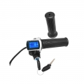 Electric Bike Twist Throttle 36v 48v Grip Speed Display For All Electric Bike/scooter/ Connect To Ebike Brushless Controller - E