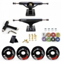 5232mm Wheels 100A Aluminum Magnesium Alloy Professional Bridge Skate Board Bracket 5in Skateboard Trucks|Skate Board| - Offic