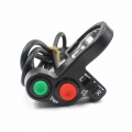 22mm Motorcycle Electric Bike/Scooter Light Turn Signal&Horn Switch ON/OFF Button W/Red Green Buttons Dia Handlebars|Motorcy