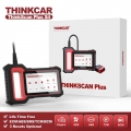 THINKCAR THINKSCAN PLUS S4 ABS SRS ECM System Diagnostic Tools OBD2 Auto Scanner obd2 Coder Reader Free Reset/Update|Code Reader