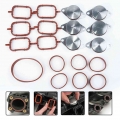 6 X 33mm For BMW M57 SWIRL BLANKS FLAPS Repair Delete Kit With Intake Gaskets UK|Intake Manifold| - ebikpro.com