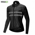 WOSAWE Ultralight Reflective Men's Cycling Jacket Long Waterproof Windproof Road Mountain Bike MTB Jackets Bicycle Windbreak