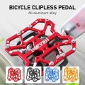 Durable Clipless Pedal Ultralight Anti-slip Classic Delicate Aluminum Bicycle Clipless Pedal Platform Adapters Bike Accessories