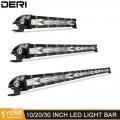 Ultra Slim 10'' 20'' 30'' Led Light Bar 12v 24v Led Bar Combo Spot Flood Driving Work Light For Jeep Tru