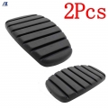 2pcs Car Brake Clutch Pedal Rubber Pad Cover For Renault Megane Laguna Clio Kangoo Scenic Espace Modus Car-styling Accessories