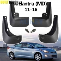 Mudflaps For Hyundai Elantra Md 2011 - 2016 Mud Flaps Splash Guards Mudguards Front Rear Fender Protector 2012 2013 2014 2015 -