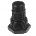 New 1pcs Black Automotive Oil Filter Threaded Adapter 1/2-28 To 3/4-16 13/16-16 3/4 Npt - Oil Filters - ebikpro.com