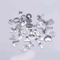 3d Metal Diy Letter Stickers Chrome Digital Alphabet Emblem Decal Car Stickers Custom Logo Automobile