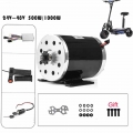 Electric Scooter Brushed Motor 24v/36v/48v Conversion Kit 500W 1000W DC Brushed Motor Set DIY Electric Scooter Skatebord Kit|Ele