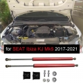 for SEAT Ibiza KJ 6F 2017 2023 Front Bonnet Hood Modify Gas Struts Carbon Fiber Lift Support Shock Damper Accessories Absorber|S