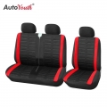 Autoyouth Car Seat Covers - Breathable Polyester Suitable For 2+1 Car Seat Protect Covers - Fits Most Car Truck Van Suv - Automo