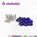 M6 JDM Fender Washers washers and bolt For Honda Civic Integra 1set=10pcs|Nuts & Bolts| - ebikpro.com