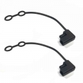 1 Pc for SAE Harness Extension Cable Waterproof Cover Cap for SAE DC Power Solar Automotive Connector Black Color Car Accessory|