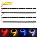 1 Pcs 30cm Car Decorative Ambient Led Strips Lights Flexible Atmosphere Bulbs 12v 15 Smd Waterproof White Red Bulb Auto Drl - De