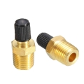 A Pair 1/4" Npt Mpt Brass Air Compressor Tank Fill Valve Schrader Brass Valves & Parts - Valves & Parts - Officemat