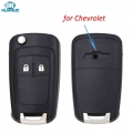 2 Buttons Flip Folding Remote Key Shell Fob Case for Chevrolet Aveo Cruze Orlando Trax HU100 Blade|Car Key| - ebikpro.com