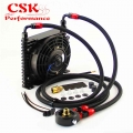 Universal 15 Row An8 Oil Cooler 32mm Filter Adapter Hose Kit +7" Electric Fan - Radiators & Parts - ebikpro.com