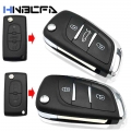 Modified Flip Car Key Shell Case For Peugeot 307 308 306 207 407 607 Citroen C2 C4 C5 C8 Berlingo Picasso Va2/hu83 Ce0523/ce0536