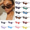 New Vintage Sexy Cat Eye Sunglasses Women Designer Mirror Small Frame Cateye Sun Glasses For Female Shades UV400|Cycling Eyewear