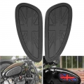 Universal Motorcycle Anti-slip Tank Pads Gas Knee Grip Traction Pads Side Decal For Triumph Thruxton Bonneville Scrambler T120 -