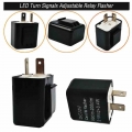 Universal Adjustable Frequency Square Flashing LED Flasher Motorcycle LED Lights Turn Signal Indicator 12V Flash Relay Auto Part