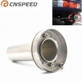 CNSPEED Universal Adjustable 85mm 3.5" /98mm 4'' /110mm 4.5'' Car Stainless Chrome Exhaust Muffler Silence