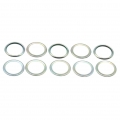 10Pcs Aluminum Alloy Engine Oil Drain Plug Crush Gasket Washers Seals 11126 AA000 for Subaru Impreza Legacy Forester 1985 2018|O