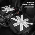 Car seat cushion PU leather For BMW MINI COOPER CLUBMAN COUNTRYMAN seat protection cushion breathable Union Jack|Automobiles Sea