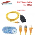 ENET Date cable for BMW F series ICOM Coding Hidden Data Tool OBD2 Adapter Cable 20 pin to 16 PIN Female Connector for BMW|Car D