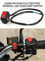 Motorcycle Handlebar Flame Out Switch ON OFF Power Button Parts For Moto Motor ATV Bike DC 12V/10A Black Universal Switches New|