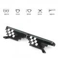 3/6 Bit Thug Life Sunglasses Pixelated Men Women Brand Party Eyeglasses Mosaic Uv400 Vintage Eyewear Unisex Gift Toy Glasses - G