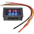 Mini Digital Voltmeter Ammeter Dc 100v 10a Panel Amp Volt Voltage Current Meter Tester Detector 0.56" Dual Led Display Auto