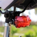 Waterproof Bicycle MTB Road Bike Tail Light 5LED Back Bike Flashing Safety Warning Lamp Bicycle Rear Light #2M14