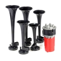 Black 5 Trumpet Air Horn 12v 125db Dixie Musical Air Horn Dukes Of Hazzard General-lee Universal Car Truck Boat Air Compressor -