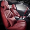 Leather Car Seat Cover For Mercedes Benz W212 Ml W164 W203 W205 W163 W204 W210 Cla W169 Gl X164 W211 E Class Gla Cla Accessories