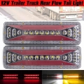 2x 12V Dynamic 42 LED Car Truck Tail Light Turn Signal Rear Brake Light Reverse Signal Lamp For Trailer Lorry Bus Camper|Truck L