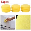 12 Pcs Polishing Pad Car Waxing Sponge Car Care Tools Accessories Polishing Car Buffing Foam Applicator Sponge|Wax