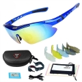 Obaolay Polarized Uv400 Cycling Sunglasses For Men Bike Eyewear Goggle Riding Outdoor Sports Fishing Glasses 5 Lens Men Women -