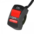 Universal Handlebar Motorcycle Switch ON OFF Button LED Angel Eyes Light Switch|Motorcycle Switches| - Ebikpro.com